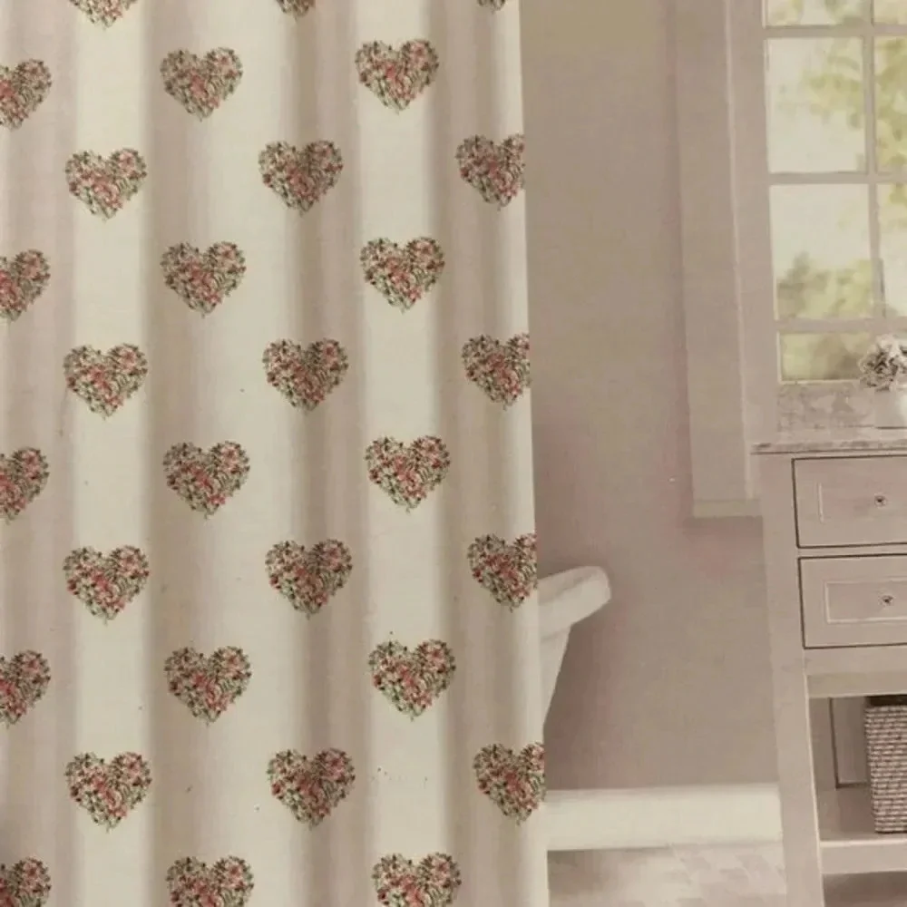 Envogue  with love shower curtain 72 x 72 Hearts